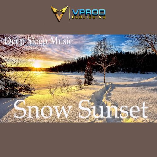 "Snow Sunset" Fall Asleep Instantly with Piano Music Relaxing Calming Music For Meditation & Sleep