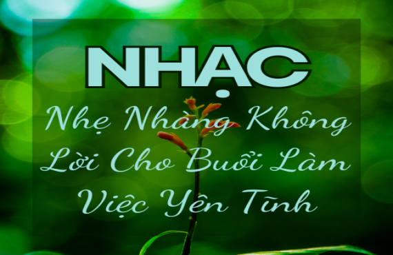 Playlist Spotify "Nhạc Nhẹ Nhàng Không Lời Cho Buổi Làm Việc Yên Tĩnh" – Tăng cường tập trung